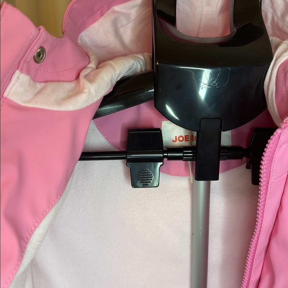 Joe Fresh Toddler Girls Pink Rain Jacket Hooded Coat Cute Ear Details Size 2 - Picture 4 of 5